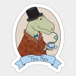 Tea Rex Sticker